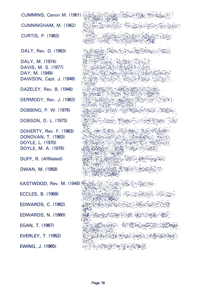 Hugonian Association Reports & Directory 1982 page 18