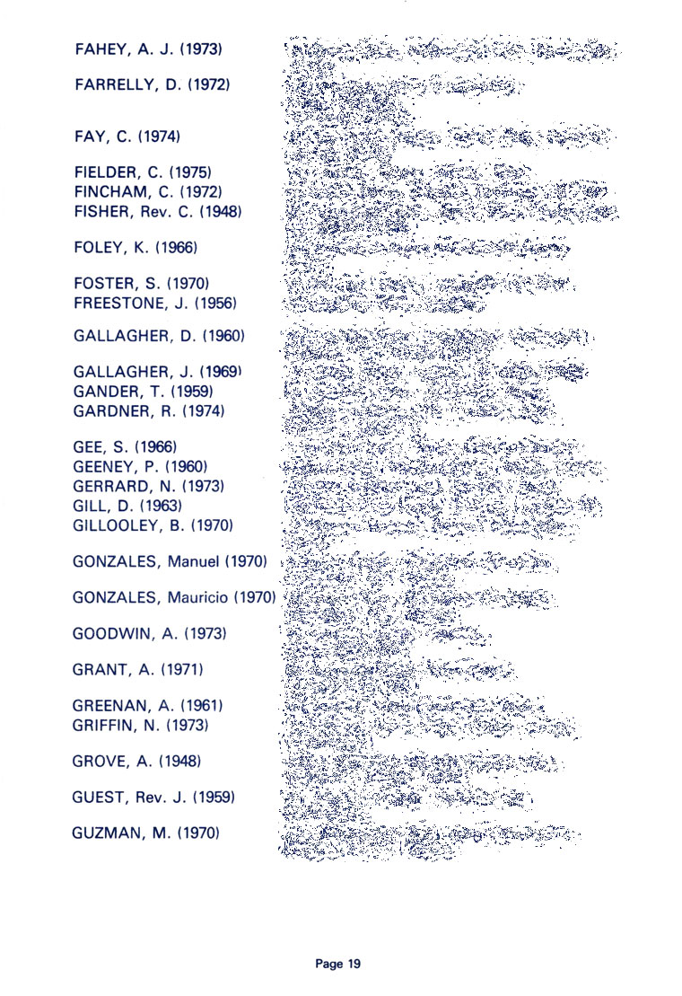 Hugonian Association Reports & Directory 1982 page 19