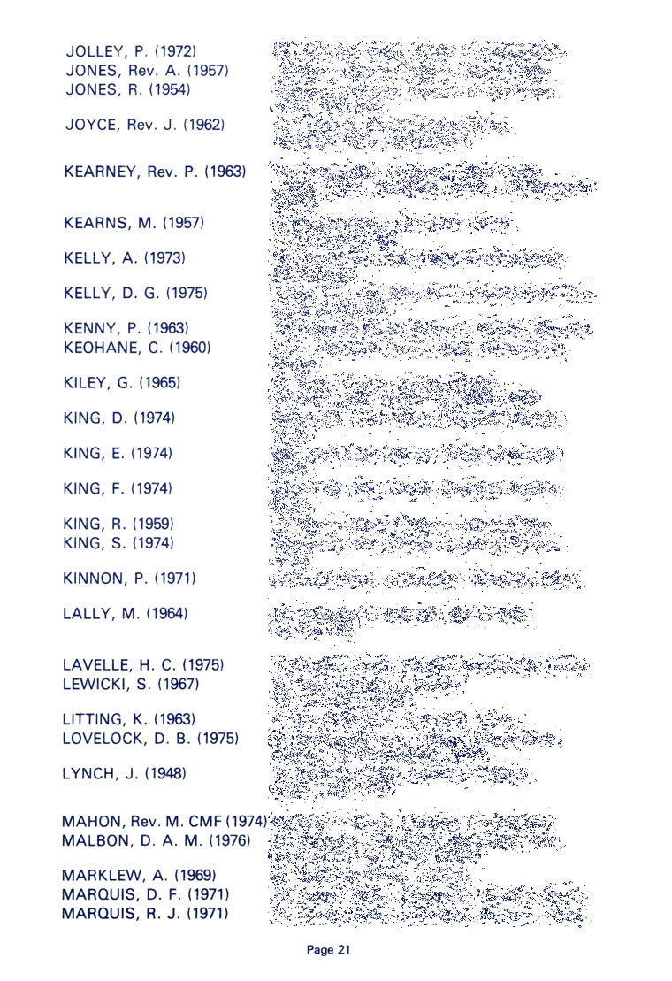 Hugonian Association Reports & Directory 1982 page 21