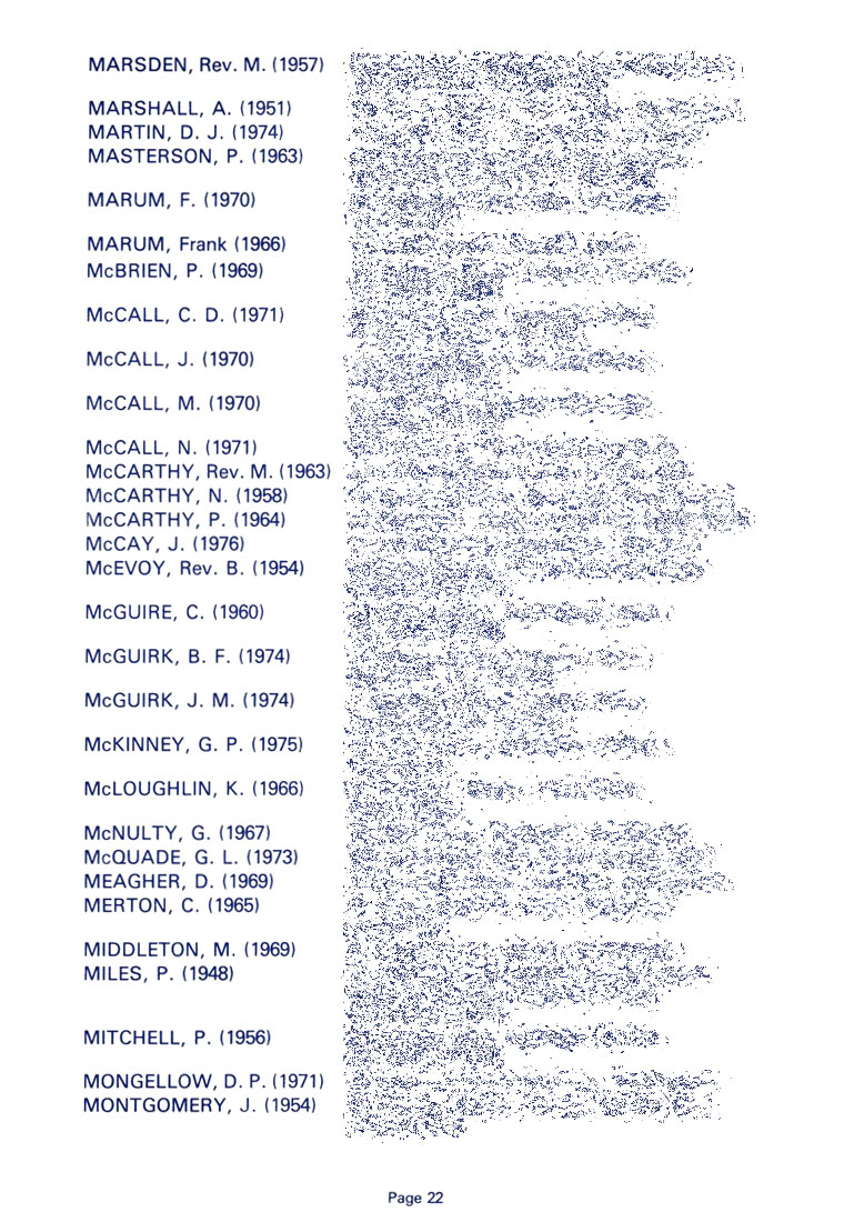 Hugonian Association Reports & Directory 1982 page 22