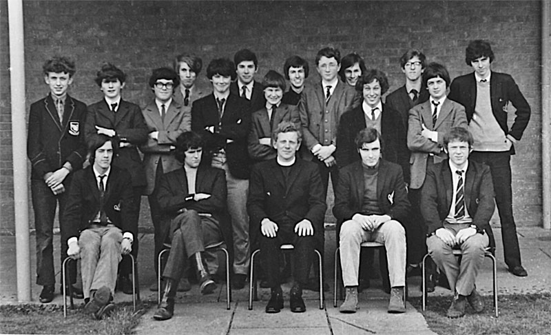 Upper sixth and fifth form 1972