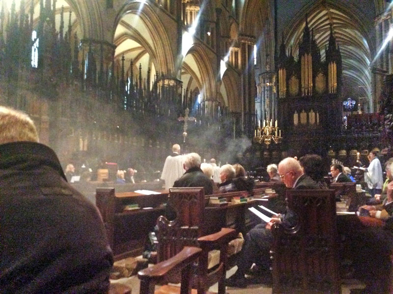 Clouds of incense