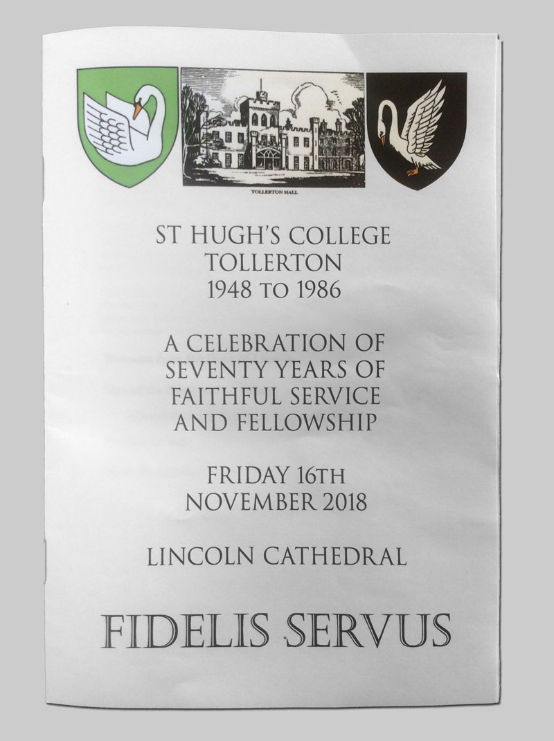 Programme cover